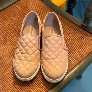 Steve Madden Quilted Blush Slip-On Sneakers